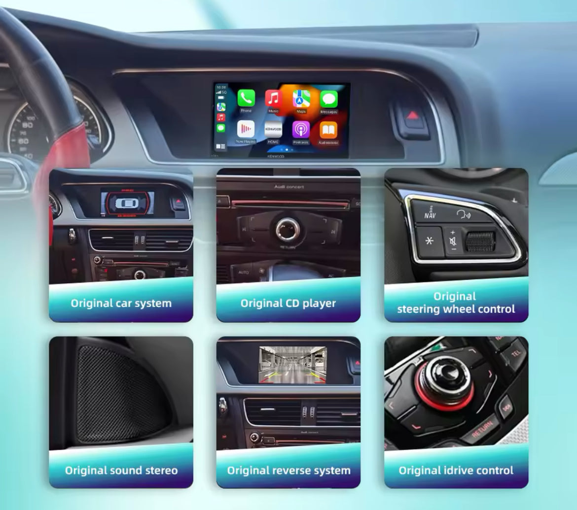 Audi A4/A5/Q5 2009-2015 Apple CarPlay & Android Auto